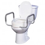 Elevated Toilet Seat With Arms