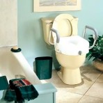 Ez Locking Raised Toilet Seat With Arms