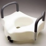 Raised Toilet Seat With Lock Arms Guardian 30270a