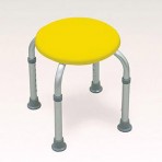 Bath Stool Round Blue