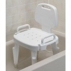 Shower Seat Adjustable With Arms No Back