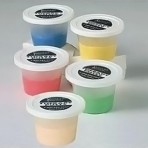 Complete Medicals 2396 Therapy Putty Containers Latex Free Pack of 25 with Lids Fits 2, 3, 4 oz.