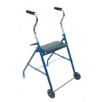 Steel Walker with Wheels and Seat