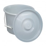 12-Quart Pail w/ Lid & Wire Handles