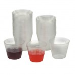 DMI Plastic Portion Medication Cups, 1 Oz.