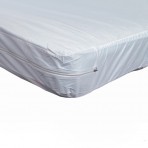Zippered Plastic Protective Mattress Cover For Home Beds