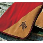 Kanata 20347 Eco Fleece Blanket 50 x 60 in. with Embroidered Inukshuk Red