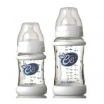 New Wide Bottles With Silicone Grips - 2pc Set