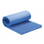 Convoluted Mattress Pad - Blue - Queen 60x74x4