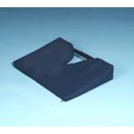 Coccyx Cushion Wedge 13 x 18 x 3 to 1 in. w/ Black Polycotton Zippered Cover