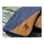 Kanata 20342 Eco Fleece Blanket 50 x 60 in. with Embroidered Inukshuk Navy