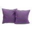 Microsuede Deco Pillow - 18x18 - Feather And Down Filled Pillows - Pack of 2 - Light Purple