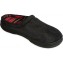 Deluxe Comfort Mens Memory Foam Slipper, Size 11-12 - Suede Vamp Checkered Lining - Memory Foam Insole - Strong TPR Outsole - Mens Slippers, Black