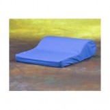 AB Tension Pillow With Blue Satin Cover