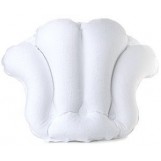 Terry Bath Pillow - White - Deluxe Comfort - bath pillows spa pillows - bath pillow inflatable - tub pillow - pillow bath - bath pillow inflatable delivers the full spa experience