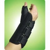 Ultra Fit Wrist Brace With Thumb Abduction Right Hand, Small, Black