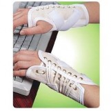 Canvas Cock Up Splint Left Hand, Pull & Lace-up Closure, Small