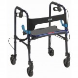 Deluxe Clever Lite Rollator Walker with 5 " Casters