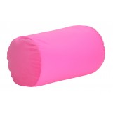 Microbead Pillow Neck Roll Bolster Pillows - Squishy Mooshi Beads Offer Comfort & Support,  Hot Rosa Purple