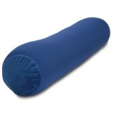 Deluxe Comfort Microbead Body Pillow, 47" x 7" - Mooshi Squishy Soft - Prenatal Pregnancy Pillow - Full Body Side Sleeper - Body Pillow, Dark Blue