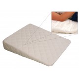 Deluxe Comfort Cover For Better Sleep Wedge, (30" x 26" x 9") - 383 Thread Count - Padded - High Quality - Pillow Cover, White