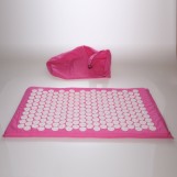 Deluxe Comfort Acupuncture Mat with Carrying Bag - Natural Endorphin Energy Booster - Holistic Therapy - Great Stress Reliever - Mat, Pink