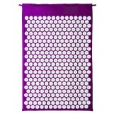 Deluxe Comfort Acupuncture Mat with Carrying Bag - Natural Endorphin Energy Booster - Holistic Therapy - Great Stress Reliever - Mat, Purple