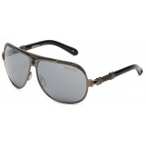 Affliction Sunglasses Roman Rectangular Sunglasses Gun & Black