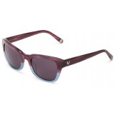 True Religion Sunglasses Heather Rectangular Sunglasses, Purple & Blue Crystal, 52 Mm