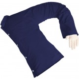 Boyfriend Pillow  - Cute And Fun Husband, Companion Or Cuddle Buddy - Body Pillow With Benifits - Unique Gag Gift Idea - Body Pillow, Dark Blue