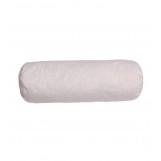Down Etc. 235TC Cotton-Covered Bolster Pillow Insert filled with Feathers and Down - White - 7 x 20