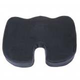 Deluxe Comfort Coccyx Orthopedic Memory Foam - Sciatica Relief - Tailbone Support - Great For Car Or Office - Seat Cushion, Dark Blue