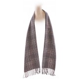 Cashmere Feel Plaid Scarves(New England Plaid) - Brown/Green