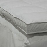 Down Etc. 235TC Feather Bed - White - California King 72 x 84 x 2.5