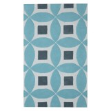 Henley 2100-F Sea Blue Modern Rug 3' x '5