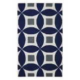 Henley 2100-G Navy Blue Modern Rug 3' x '5