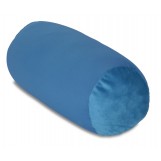 Mini Microbead Pillow Neck Roll Bolster Pillows - Squishy Mooshi Beads Offer Comfort & Support, Grey