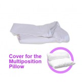 Deluxe Comfort Cotton Cover For Multi Position Pillow - Hypoallergenic - Tailored Fit - Soft Easy To Care For Cotton - Pillow Cover, White