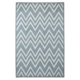Moroccan Cheveron Vera Gray Ivory Rug 5' x 8'