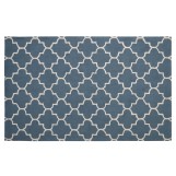 Moroccan Trellis Dark Blue Rug 5' x 8'