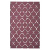 Moroccan Trellis Maroon Rug 5' x 8'