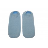 Deluxe Comfort Gel-Lined Moisturizing Spa Socks - Feather Yarn - 90% Cotton & 10% Spandex - Keeps Feet Soft - Socks, Blue