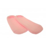 Deluxe Comfort Gel-Lined Moisturizing Spa Socks - Feather Yarn - 90% Cotton & 10% Spandex - Keeps Feet Soft - Socks, Pink