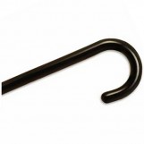 Wood Cane With Tourist Handle - Black Stain
