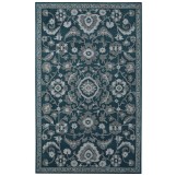 Floral Persian Hand Tufted 1087-A Teal Rug 5' x 8'