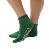 Slip Resistant Booties, Green - Medium