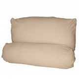 Deluxe Comfort Cover For Relax In Bed Reading Pillow - Soft Micro Fiber - 50% Cotton & 50% Polyester - Tailored Fit - Pillow Cover, Tan