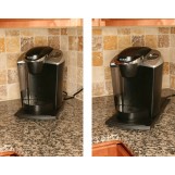 Under Counter Appliance Slider Caddy – For Coffee Pot, Blender, Toaster – Adjustable, Black