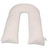 DeluxeComfort Deluxe Comfort Perfect U Full Body Pillow Inspired U Shaped Design Total Body Length Prenatal Pregnancy Pillow Body Pillow White