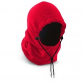 Polar Fleece Hood - Red